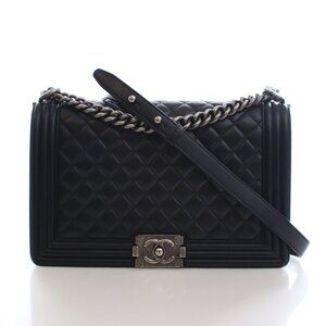 Chanel Medium Lambskin Boy Bag